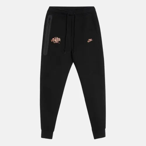 Black/Bronze Central Cee Syna World X Nike Tech Fleece Sweatpants - Syna World