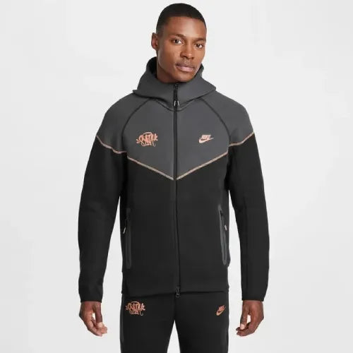 Black/Bronze Central Cee Syna World X Nike Tech Fleece Sweatpants - Syna World