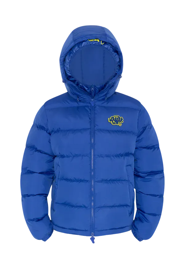 SYNA DOUBLE PUFFER JACKET NAVY / YELLOW - Syna World