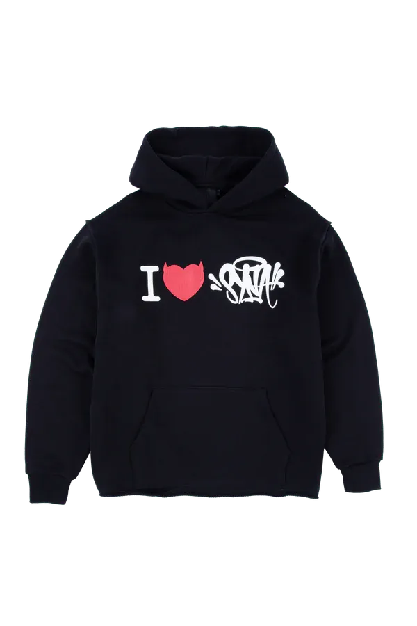 I HEART SYNA HOODY – GREY - Syna World