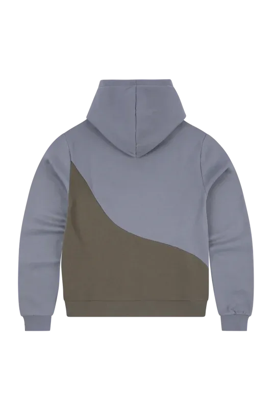 SYNA SLICE HOOD GREY/BROWN - Syna World