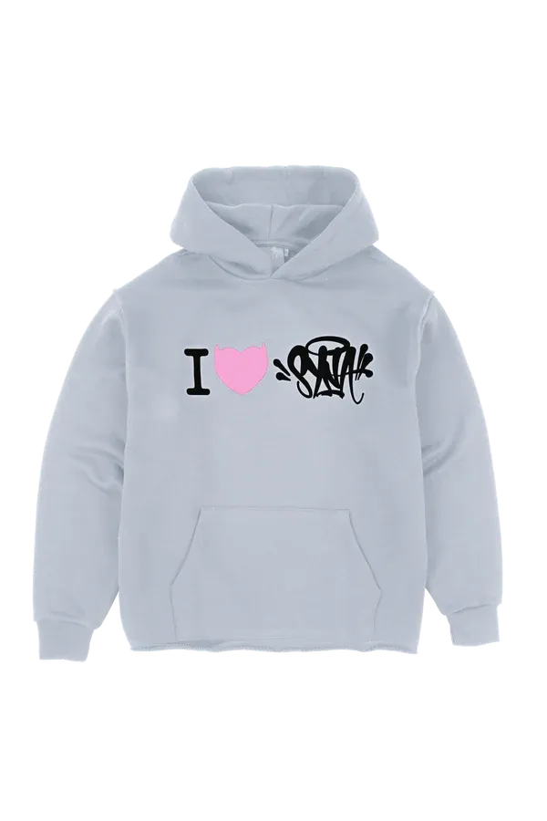 I HEART SYNA HOODY – BLACK - Syna World
