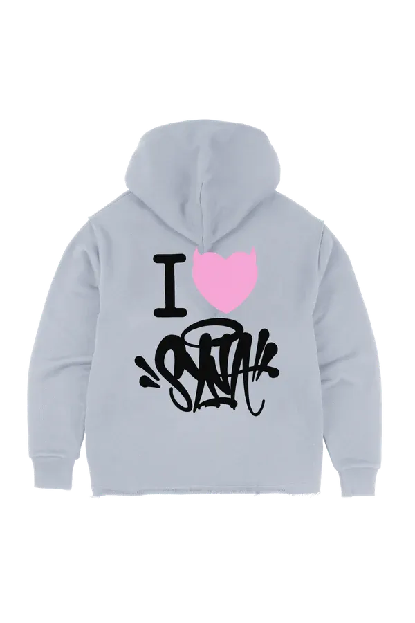 I HEART SYNA HOODY – BLACK - Syna World