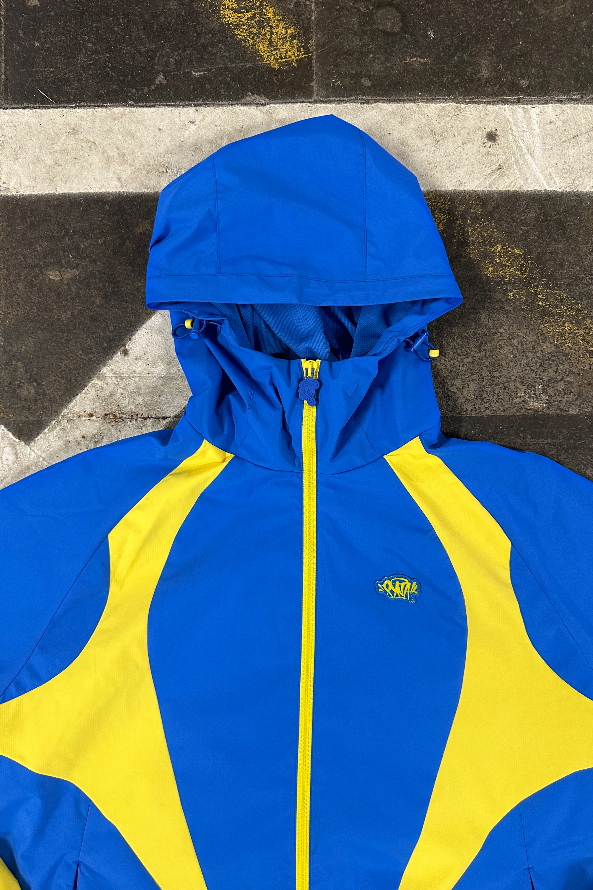 VORTEX WOVEN SHORT TRACKSUIT – BLUE/YELLOW - Syna World