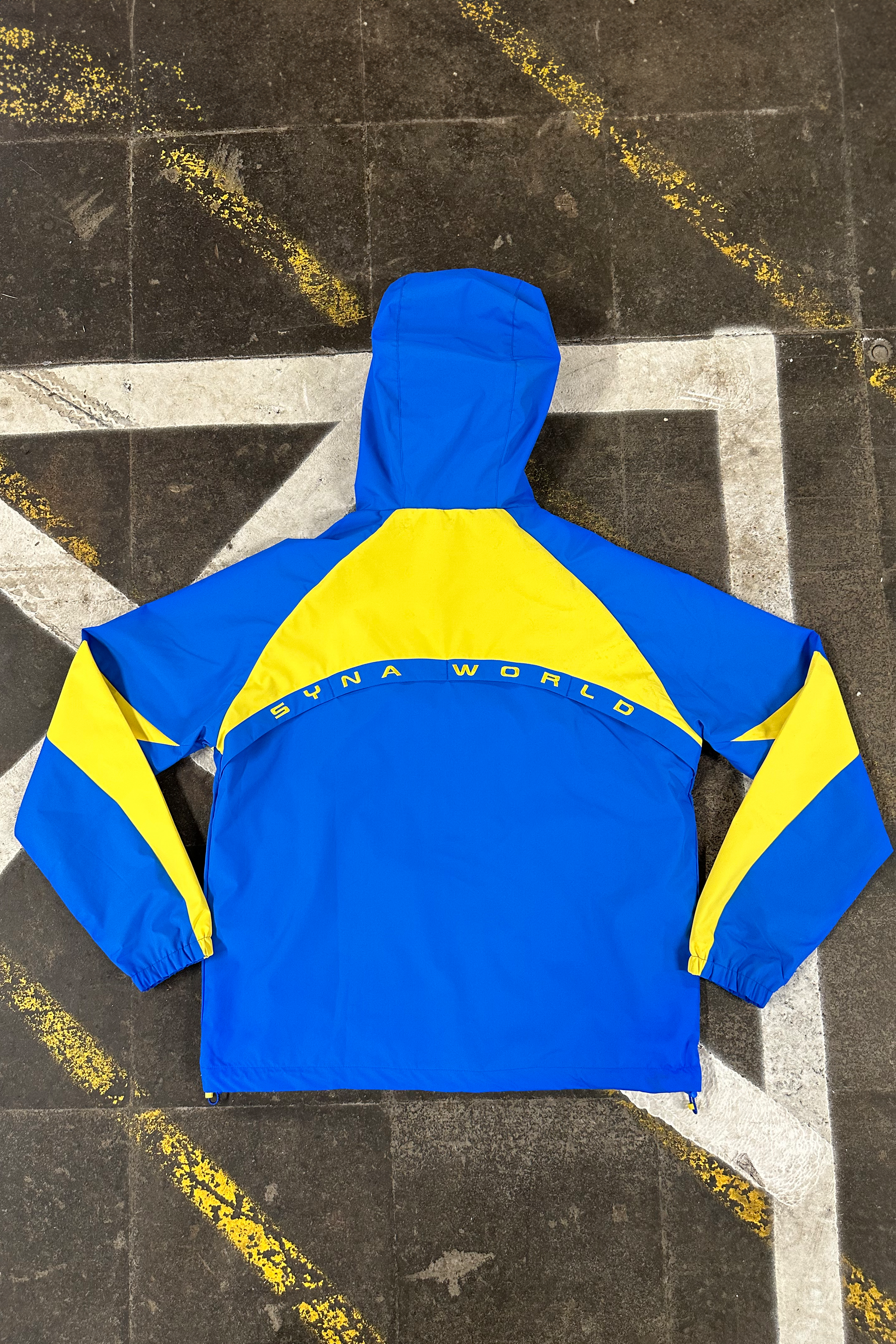 VORTEX WOVEN JACKET – BLUE/YELLOW - Syna World