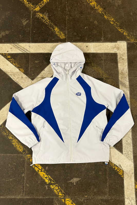 VORTEX WOVEN JACKET – WHITE/BLUE - Syna World