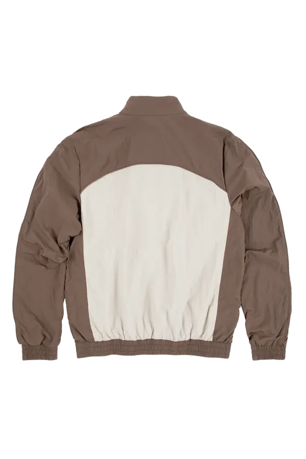 TEAM SYNA PIPE TRACK JACKET BROWN/BEIGE - Syna World