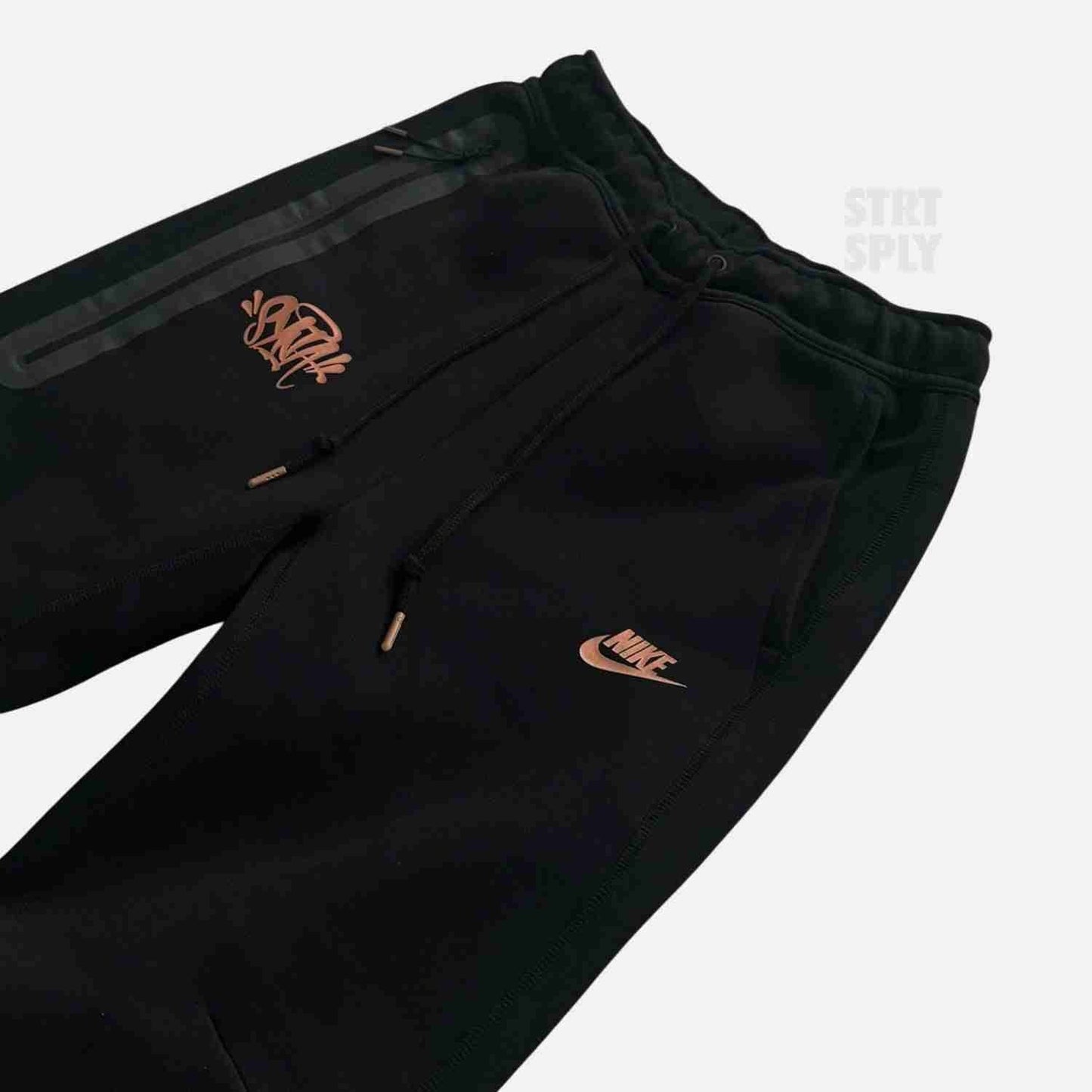 Nike x Syna World Tech Fleece Tracksuit – Black / Bronze - Syna World