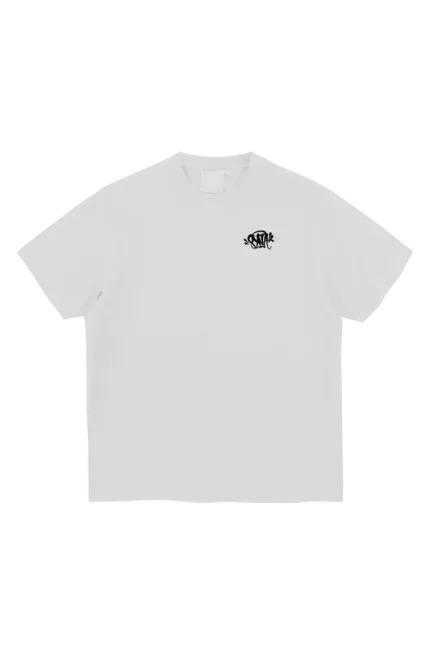 SYNA CORE EMBROIDERED T-SHIRT WHITE/BLACK - Syna World
