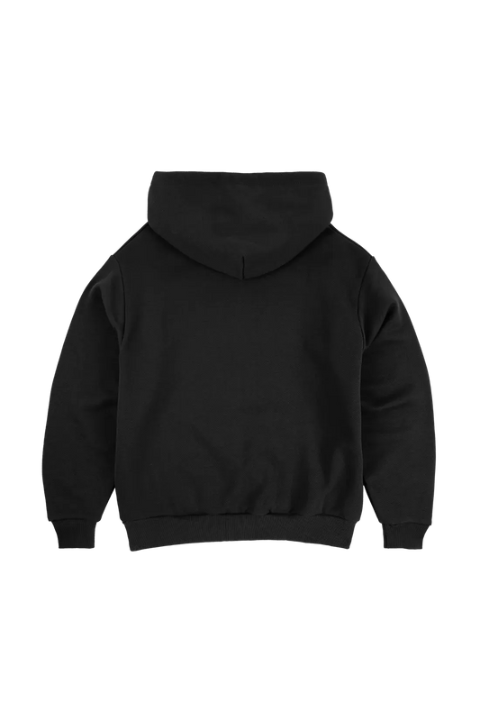 SYNA VOID ZIP HOODY – BLACK/BLACK - Syna World
