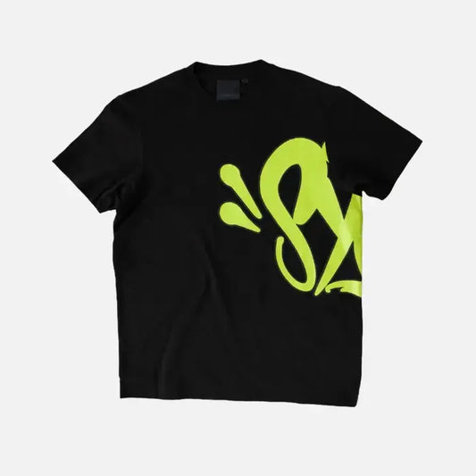 Synaworld ‘Syna Logo’ T-Shirt Black/Green - Syna World