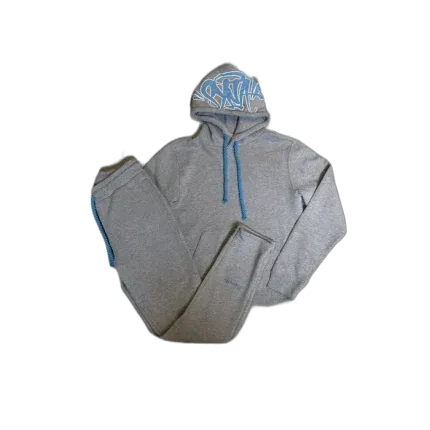 Synaworld ‘Syna Logo’ Tracksuit – Grey/Blue - Syna World